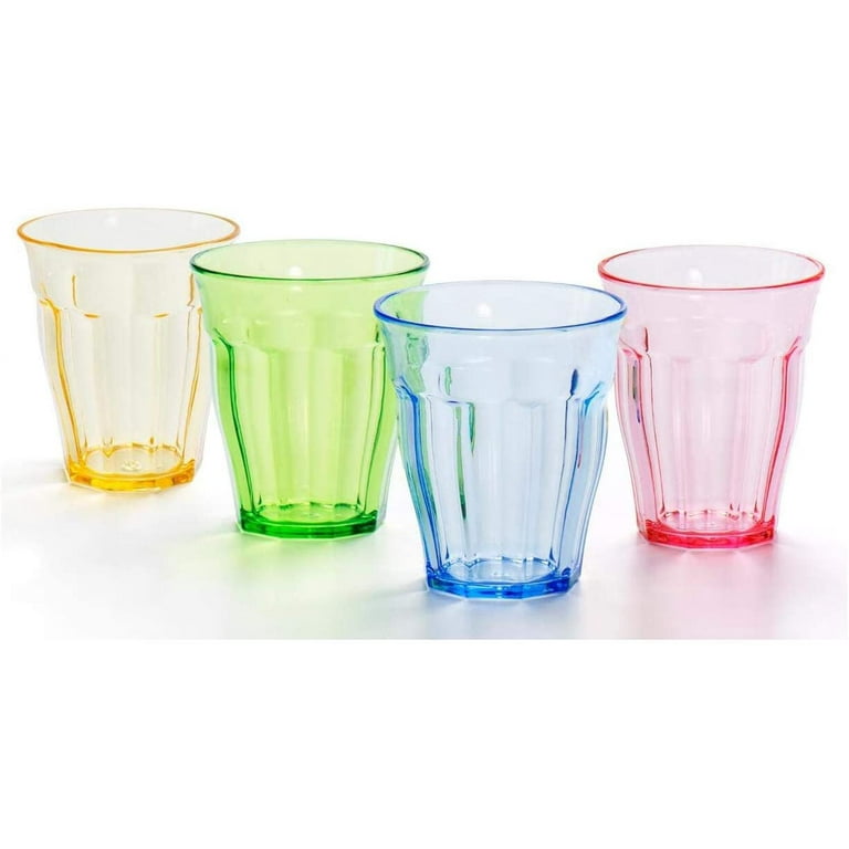 Urmelody 11oz Colored Drinking Glasses Set Acrylic Glassware for Kids  Plastic Tumblers Cups Picnic W…See more Urmelody 11oz Colored Drinking  Glasses