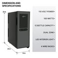 Koolatron 12 Bottle Dual Zone Wine Cooler with Digital Controls WC12DZ