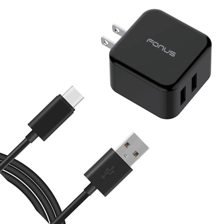 Quick Home Charger for OnePlus Open Pad (2023) - 30W 6ft USB Cable 2-Port USB Power Cord Travel for OnePlus Open Pad (2023)