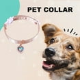 thumbnail image 3 of Adjustable Dog Bow Collar - Stylish Exquisite Heart Pendant, Cat Neck Strap, Pet Accessory, 3 of 8