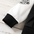 thumbnail image 3 of PatPat Kids Boys Girls Bomber Jackets Fall Buttons Front Letters Embroidery Long-sleeve Sweatshirts Sizes 5-12, 3 of 6