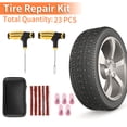thumbnail image 2 of Unique Bargains 23 Pcs Tire Repair Kit Flat Tire Repair Tool to Fix Punctures for Jeep, Car, RV, SUV, UTV, Truck, Motorcycle, Tractor Puncture Repair Set, 2 of 7