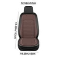 thumbnail image 3 of Car Seat Cushion Backrest | Ventilated 3D Structure | Breathable Mesh & Sponge Material | Fast Heat Dissipation | Comfort Support | All Seasons Use | Fits Most Vehicles | Size 44x19.3 in, 3 of 8