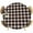 Beige, variant on Round Table Cover 36-44 Inch Red White Plaid Waterproof Reusable Table Cloth Round Fitted Vinyl Tablecloth with Elastic Edged for Parties Outdoors, Modern Farmhouse Buffalo Check Gingham