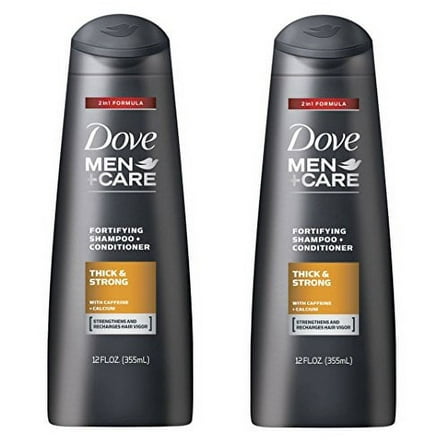 Dove Men Care Thick and Strong Fortifying 2in1 Shampoo and Conditioner 12 FL O..