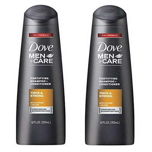 Dove Men Care Thick and Strong Fortifying 2in1 Shampoo and Conditioner 12 FL O..