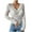 White, variant on Pincandy Womens V-Neck Long Sleeve Bodysuit Double Lined Going Out Y2K Trendy Lace Body Suit Tops