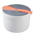 thumbnail image 1 of POINTERTECK 2L Microwave Rice Cooker Case Multifunctional Cookware Steamer with Strainer Lid for Home Kitchen Cooking, 1 of 5