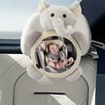 thumbnail image 3 of Kyusrd Practical Tools for Home Kitchen!Infant Stroller Rearview Mirror Infant Stroller Rearview Mirror Avoidance Crush Easy To Monitor Fluff Toy Used for Infant Beds Or Child Seats, 3 of 5