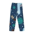 thumbnail image 5 of Disketp Alpaca Astronaut In Space Men'S Pajama Pants - Ultra Soft Fleece Sleep And Lounge Pants (Size: S-Xxl), 5 of 9