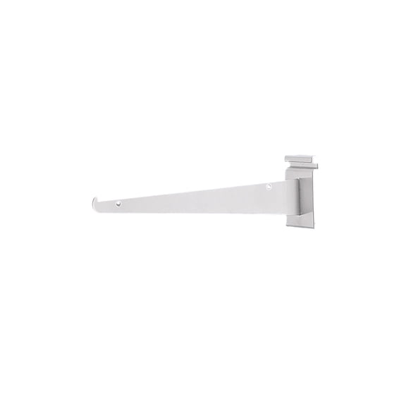 SSWBasics 14 inch White Metal Shelf Bracket for Wire Grid - Pack of 10