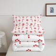 thumbnail image 5 of Manfei Winter Holiday Full Size Comforter Sets,Vintage Christmas Santa Claus Bedding Comforter Set,Xmas Reversible,3-Piece,1 Comforter and 2 Pillowcases, 5 of 7