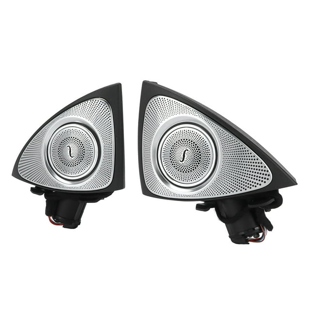 Tweeter LED, 2 Pcs Tweeter Rotatif Mat PC ABS 3D pour Emballage Automobile