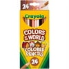 Crayola Colors of the World Colored Pencil - Assorted Lead - 24 / Pack | Bundle of 10 Packs