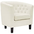 thumbnail image 2 of Modway Prospect 2 Piece Performance Velvet Loveseat and Armchair Set in Ivory, 2 of 7