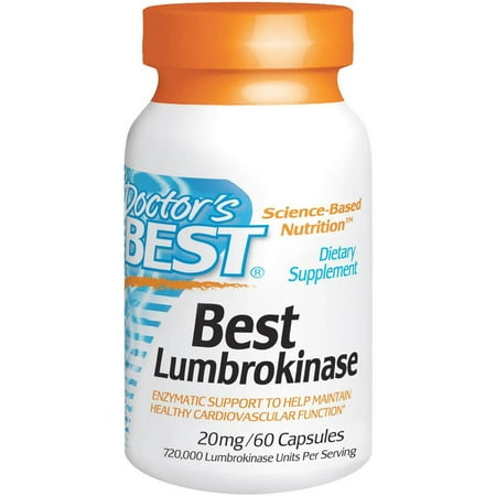 Doctor's Best Lumbrokinase, 60 CT