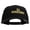 Black, variant on US Marine Corps Design Embroidered 6 Panel Structured Cotton Twill Cap Made in USA - Red OSFM