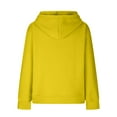 thumbnail image 6 of Baberdicy Sweatshirt for Women Half Zip Sweatshirts Cropped Hoodies Fleece Womens Quarter Zip up Pullover Sweaters Fall Outfits 2023 Winter Clothes Features: Yellow Xl, 6 of 6