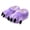 Purple, variant on TKKCS Boys Girls Claw Plush Slippers Winter Indoor Non‑Slip Soft Warm Monster Paw House Slippers Gray 7-12 Years