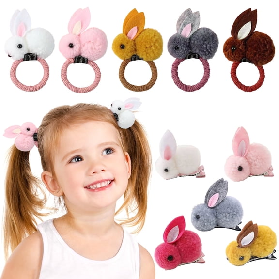 Viflosae Claw Clips for Women Flat Hair Clips Easter Hair Clips Easter Hair Bands Hair Pins Ponytail Hair Accessories for Kids Girls