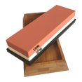 thumbnail image 3 of Amdohai Sharpening Stone Set Dual Grit 1000/3000 with Non Slip Silicone & Bamboo Base Angle Guide Waterstone Whetstone Knife Sharpener, 3 of 8