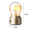 thumbnail image 3 of Vacemry Under $5 Retro LED Night Light, USB Chargeable Touch Control Bedside Lamp, Soft White Small Table Lamp for Bedroom, Nursery, Bathroom, Desk Decor, Warm Ambient Lighting, 3 of 8