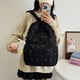 thumbnail image 2 of Mochila Escolar Con Cerezas Y Pana para Mujer Bolso Libros, 2 of 9
