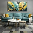 thumbnail image 4 of HFDF Large Wall Art for Bedroom, Tropical Plant Leaf Wall Art for Livg Room, Nature and Green Botanical Picture for Modern Home Office, 10x8inch Unframed, 4 of 6