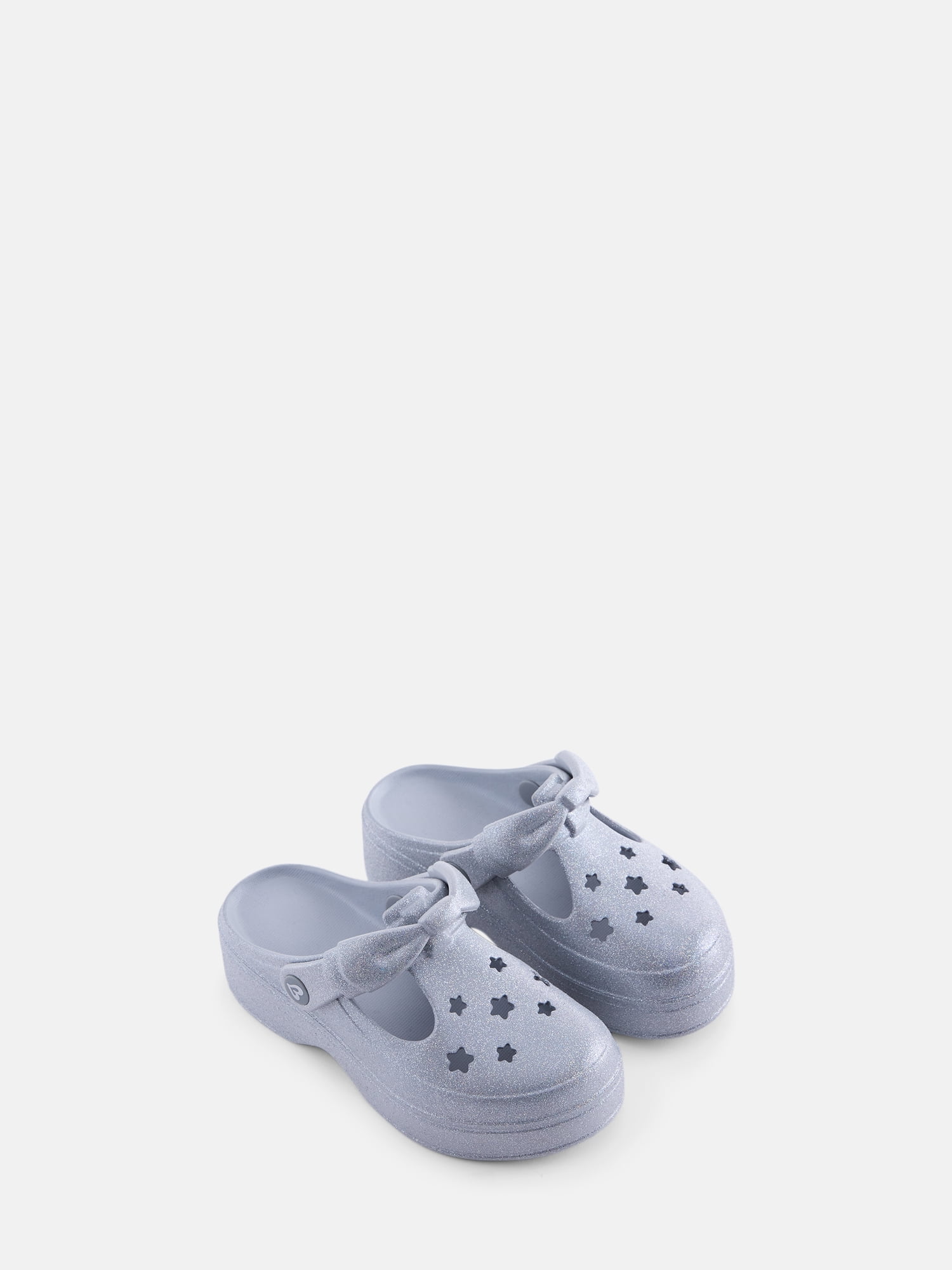 Justice Girls Chunky Bow Clog Sandals