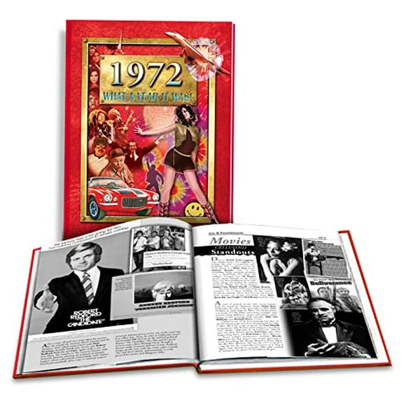 Pre-Owned 1972 What A Year It Was! Perfect Birthday or Wedding Anniversary Hardcover Coffee Table Book Paperback