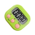 thumbnail image 2 of Becaristey Kitchen Timer Mini Digital Electronic Timing Tools Square Alarm Clock Restaurant Cooking Baking Study Sports Games Green, 2 of 6