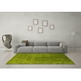 thumbnail image 3 of Ahgly Company Machine Washable Indoor Rectangle Oriental Yellow Industrial Area Rugs, 8' x 12', 3 of 4