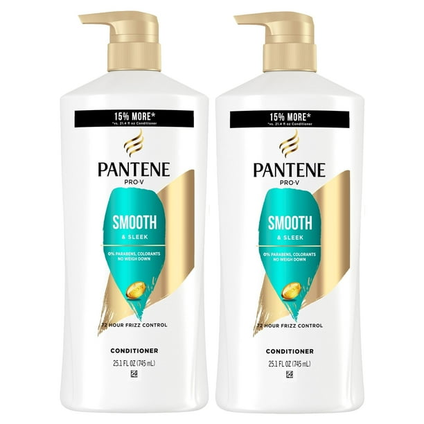 Set de acondicionador Pantene Smooth and Sleek, paquete doble