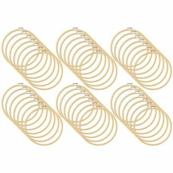 Loops & Threads 9" Wooden Embroidery Hoop, 36 Pack