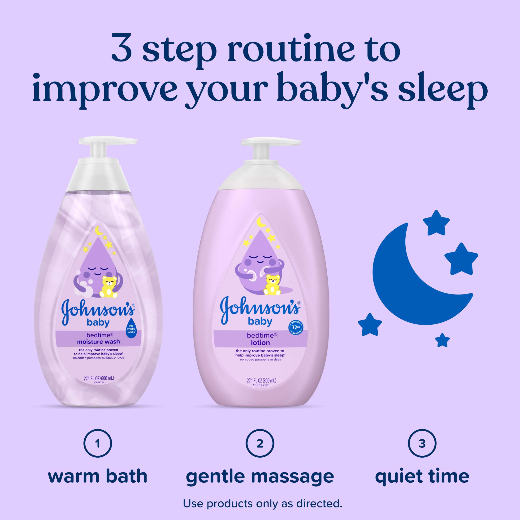Johnson's Baby Bedtime Moisture Wash, Calming Aromas, 27.1 oz photo 7