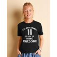thumbnail image 4 of Tstars Boys Birthday Gift - 11th Birthday Graphic T-shirt - Celebrating 11 Years of Being Awesome - Unique Party Outfit - Youth Kids Birthday Shirt - Ideal Gift for Eleven-Year-Olds, 4 of 7
