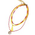 thumbnail image 1 of 3 Pcs Collier de Perles Bohème Étoile Ananas Collier Pendentif Boho, 1 of 10
