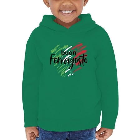 

Buon Ferragosto Brush Paint Hoodie Toddler -Image by Shutterstock 4 Toddler