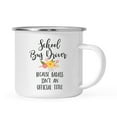 thumbnail image 1 of Koyal Wholesale 11oz. Stainless Steel Campfire Coffee Mug, School Bus Driver Because Badass Isn't an Official Title, 1 of 4