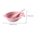 thumbnail image 3 of Oefntac Bowl Straw Fish Bowl Two Piece Children's Baby Bowl Tableware Fish Bowl Small Fish Spoon Set, 3 of 6