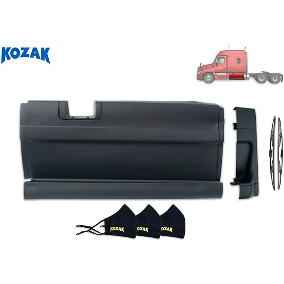 Kozak Compatible with Freightliner Cascadia 125 Front Fairing Step Panel Left Side With Panel Extension