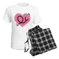 thumbnail image 4 of CafePress - Doctor Nurse Heart Women's Light Pajamas - Women's Short Sleeve Print T-Shirt and Pants Light Cotton Pajama Set, 4 of 7