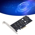 thumbnail image 3 of Adaptador Dual ANGGREK M.2 PCIe PCB PCIEx4 a 2 puertos Plug And Play, 3 of 7