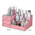 thumbnail image 2 of Organizador de maquillaje cosmético Escritorio Joyero Caja de almacenamiento Cajón Contenedor (Rosa) JShteea Libre de BPA, 2 of 6