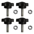 thumbnail image 1 of 4 Piezas M5x16mm Yuxing Perilla de estrella Tornillos de apriete con tuercas, 1 of 2