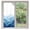 Blue, variant on Window Privacy Film Teal Blue Ombre Stained Glass Window Film Decorative Sun Block Window Cover Summer Beach Ocean Waves Coastal Window Clings Static Adhesive Sticker for Bathroom 23.6"x59"