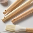 thumbnail image 3 of Silicone Cooking Utensils Set 14 Piece Wooden Handle Non-Stick Kitchen Gadgets, 3 of 6