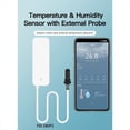 thumbnail image 2 of Sensor de Temperatura y Humedad WiFi Tuya con Sonda Externa para HigróMetro DoméStico Inteligente, Monitoreo por AplicacióN para Plantas y Acuarios., 2 of 5