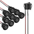 thumbnail image 2 of APIELE 10Pcs Rocker Switch ON Off KCD1 Mini Round Toggle Switch SPST 2Pin Snap-in Design Car Boat Automotive with Wires Pre-Wired AC 6A/250V 10A/125V 12VDC, 2 of 4
