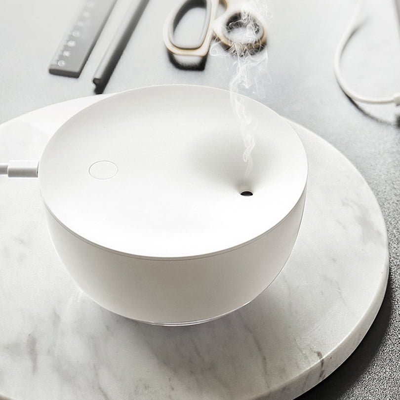 Coronwater 500ml USB Mini Air Humidifier with Aroma Diffuser White